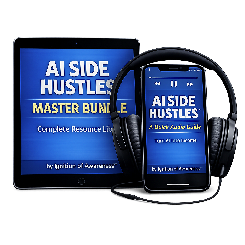 AI Side Hustles™ — Make Money with Zero Skills — Master Bundle (E-Book + Audiobook)