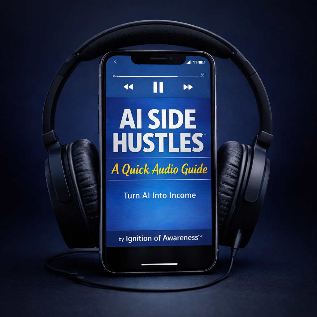 AI Side Hustles™ — Make Money with Zero Skills: A Quick Audio Guide — Audiobook Edition (MP3 Digital Download)