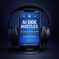 AI Side Hustles™ — Make Money with Zero Skills: A Quick Audio Guide — Audiobook Edition (MP3 Digital Download)