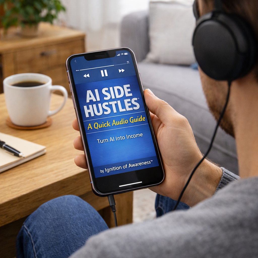 AI Side Hustles™ — Make Money with Zero Skills: A Quick Audio Guide — Audiobook Edition (MP3 Digital Download)