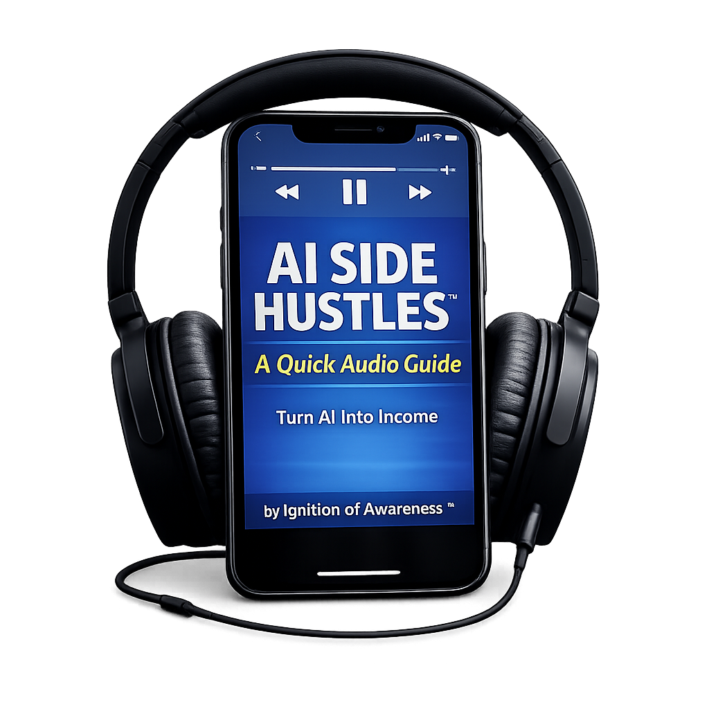 AI Side Hustles™ — Make Money with Zero Skills: A Quick Audio Guide — Audiobook Edition (MP3 Digital Download)