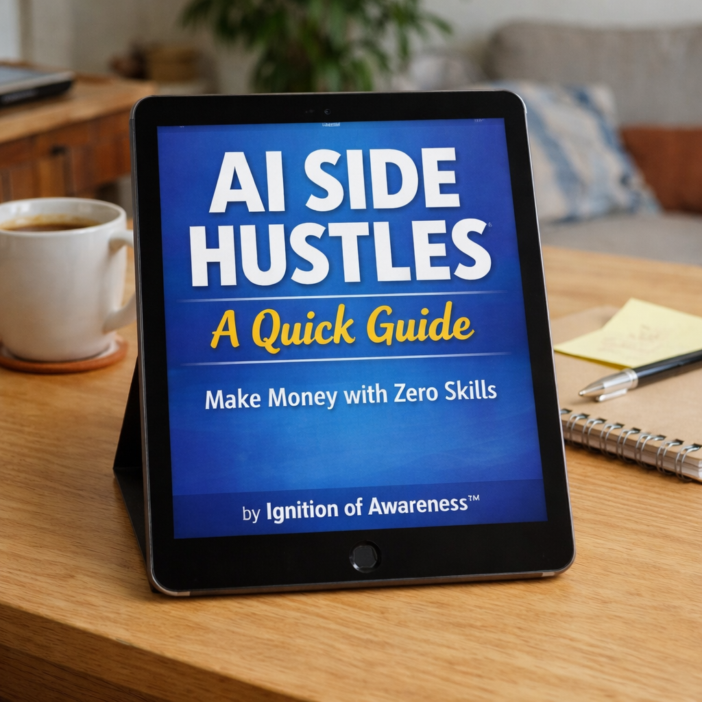 AI Side Hustles™ — Make Money with Zero Skills: Quick Guide — E-Book Edition (PDF Digital Download)