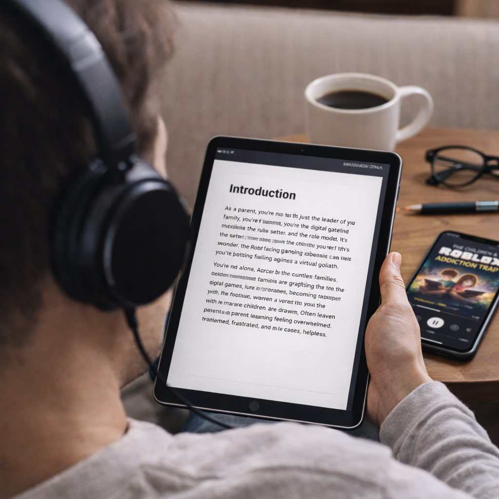 Children & Roblox Addiction Trap™ — Master Bundle (E-Book + Audiobook + Parent Workbook)